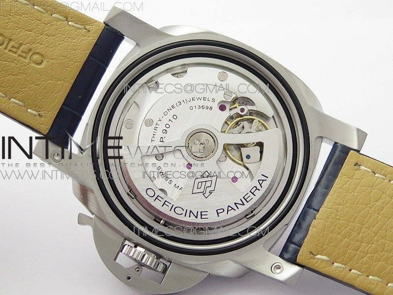 PAM1313 VSF 1:1 Best Edition Blue Dial on Blue Leather Strap P.9010 Clone